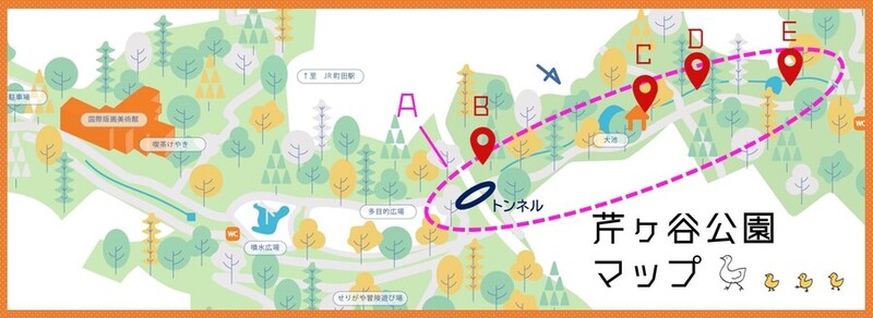 芹ヶ谷公園マップ