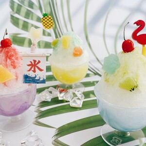 かき氷の食品サンプル
