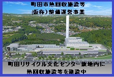 町田リサイクル文化センター敷地内に建設中の熱回収施設等に関するウェブサイトへのリンク
