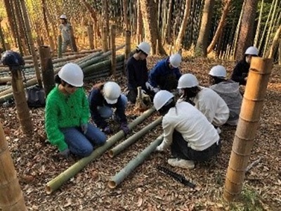 「まちだの木」活用プロジェクトを説明する写真です。