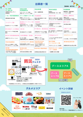 防災フェスタちらし裏