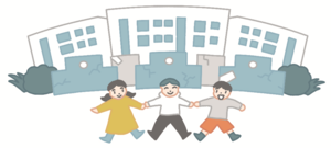 子どもが減って、学校が古くなってきている様子