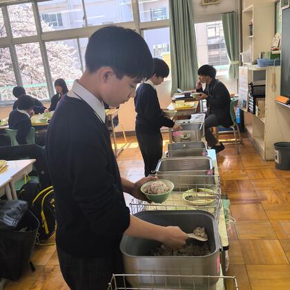 おかわりの様子