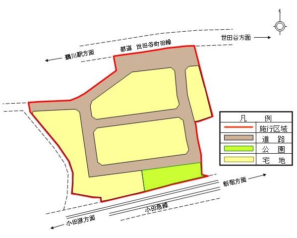 施行地区の設計図