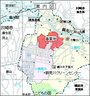 施行地区の案内図
