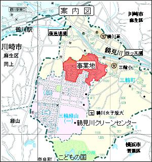 施行地区の案内図