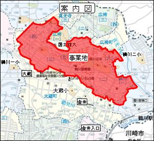 施行地区の案内図