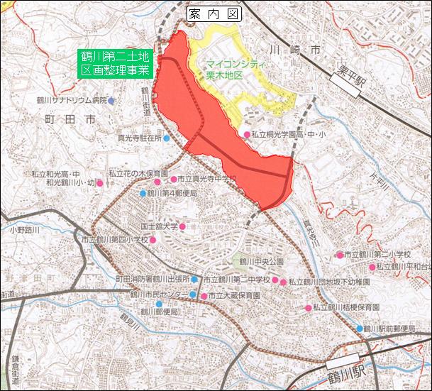 施行地区の案内図