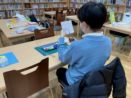 工作をしている写真