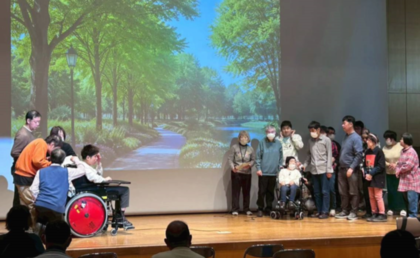 成果発表会の様子（ミュージカル星のささやき）