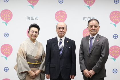 表敬訪問 新井吼優（あらいこゆう）さんと高野宗佳（たかのそうか）さん