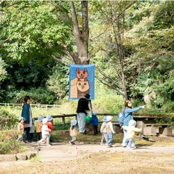 アートバナー展示の様子