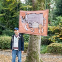 アーティスト尾崎文彦さんの写真