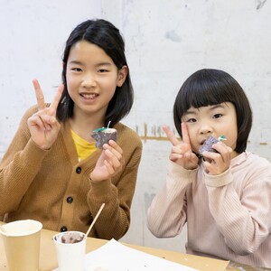 切り株型のキャンドル