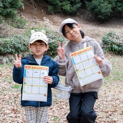 生きもの観察の様子