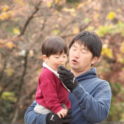 バイオ炭づくりの様子