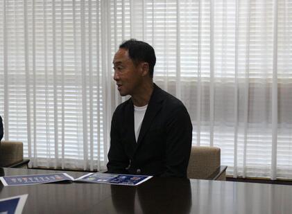 町田を盛り上げていきたいと語る黒田監督