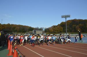 こどもマラソン大会（市のスポーツイベントへの運営協力）の写真