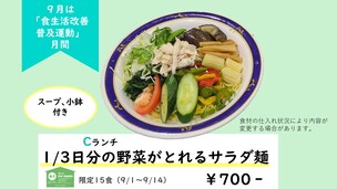 1/3日分の野菜がとれるサラダ麺