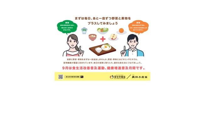 食生活改善普及運動「普及チラシ」