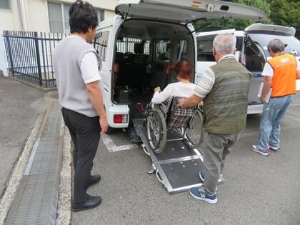 車両実習の写真