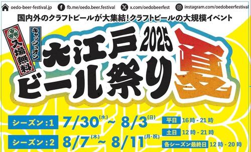 大江戸ビール祭り2025夏