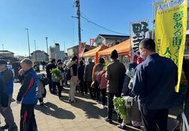 朝市の様子