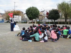 小学生の自転車教室の画像