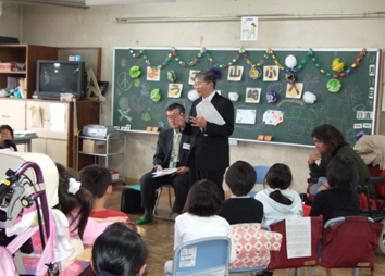 山崎小学校特別授業「心のバリアフリーって、なに？」の画像