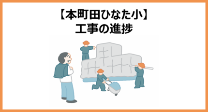  本町田ひなた小工事の進捗