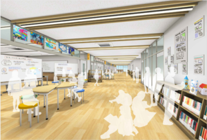 成瀬小オープンスペースイメージ画像