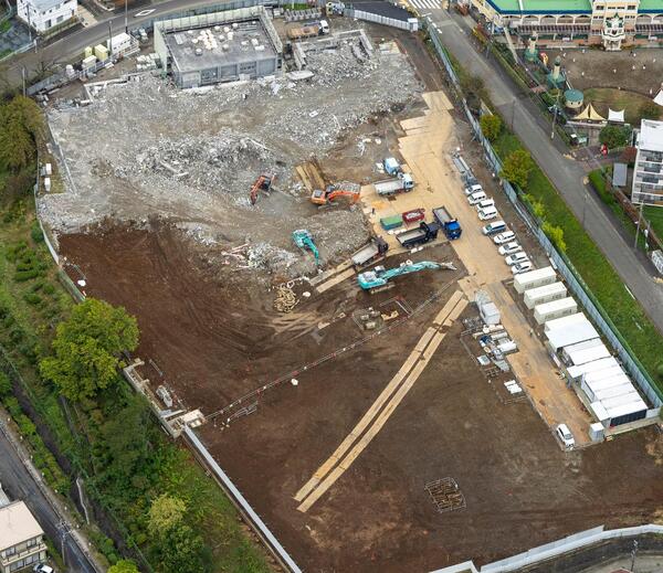 2025年10月の本町田ひなた小学校航空写真