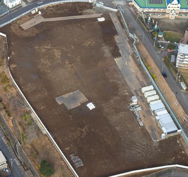 2025年12月の本町田ひなた小学校航空写真