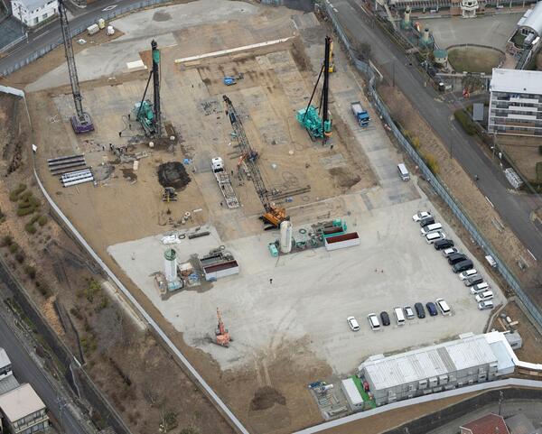 2026年2月の本町田ひなた小学校航空写真