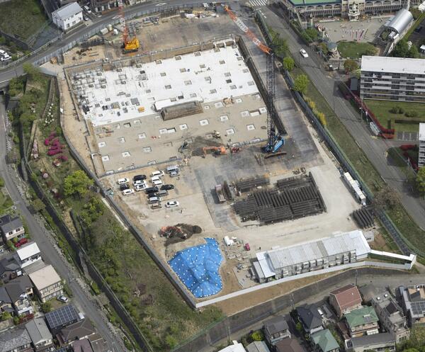 2026年3月の成瀬小学校航空写真