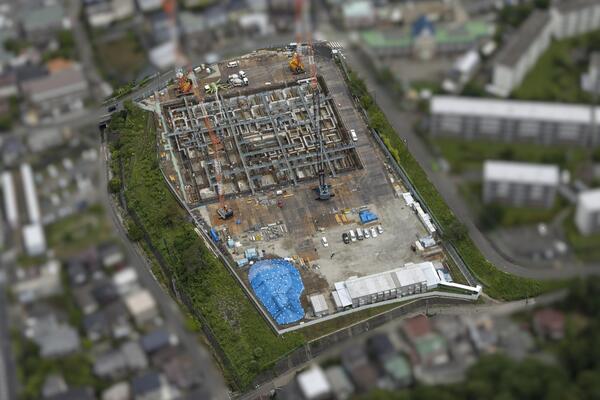 2026年6月の本町田ひなた小学校航空写真
