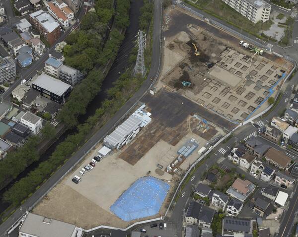 2026年3月の成瀬小学校航空写真
