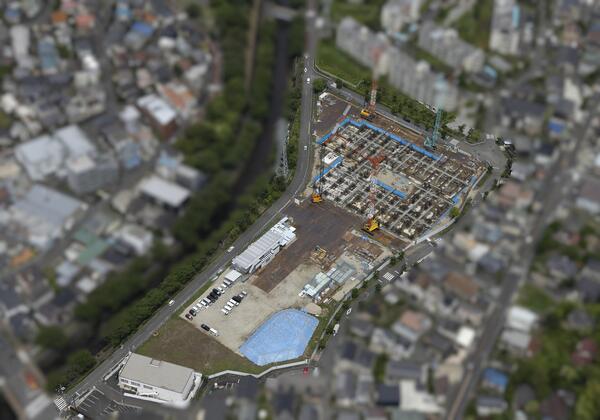 2026年6月の成瀬小学校航空写真
