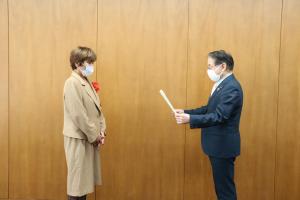 表彰式の様子
