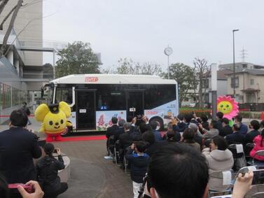EVバスお披露目イベントの様子2