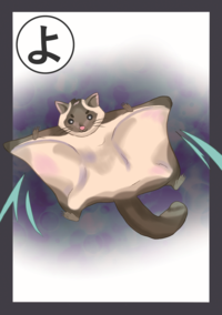 まちだいきものかるた「よ」絵札