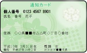 通知カードイメージ