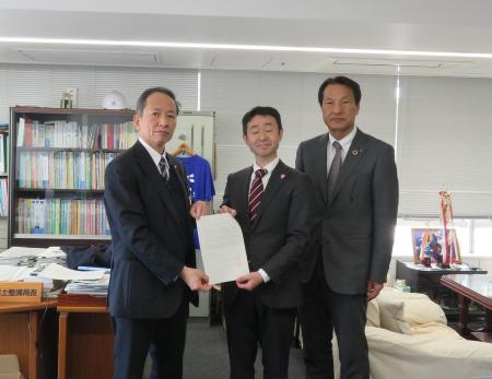 神奈川県への要請の様子