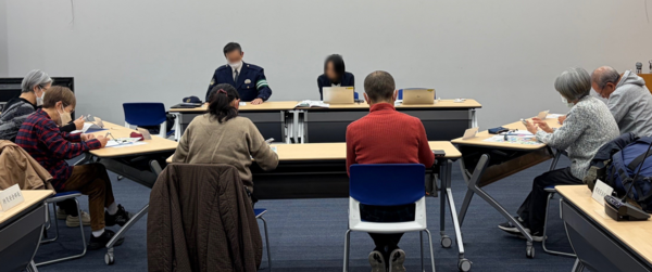 交通安全ミーティングの写真