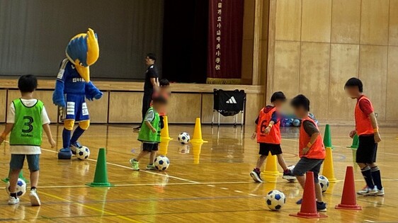 サッカー教室の写真