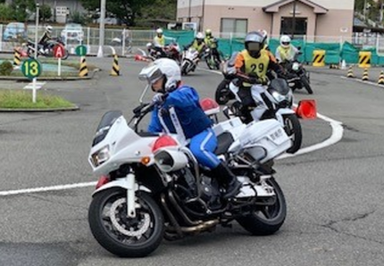 二輪車教室の様子