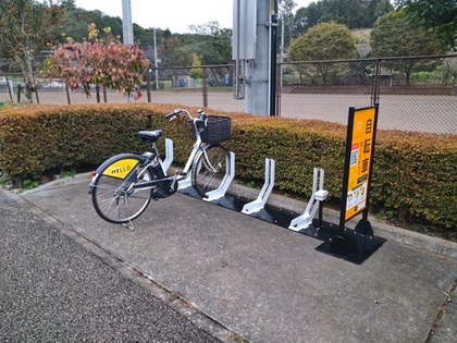 シェアサイクルステーションの写真
