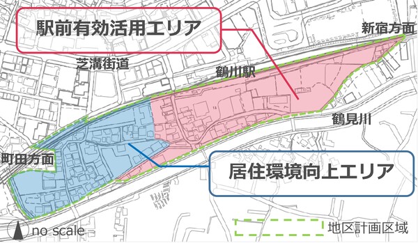 鶴川駅南地区