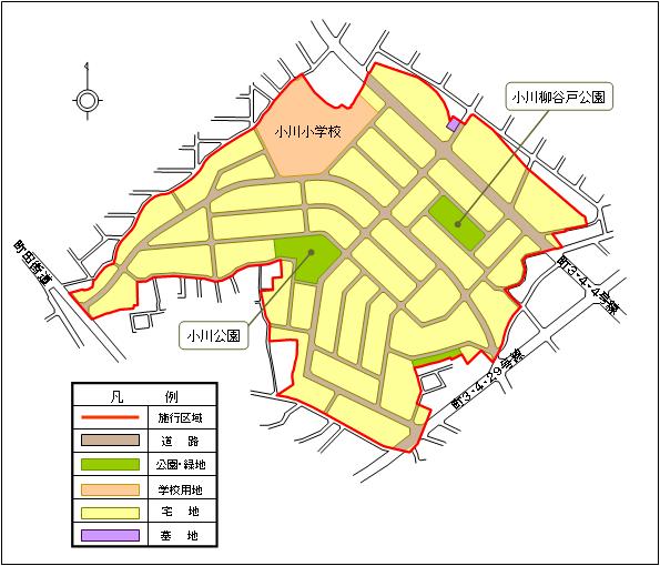 施行地区の設計図