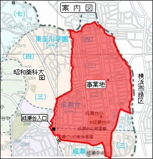 施行地区の案内図